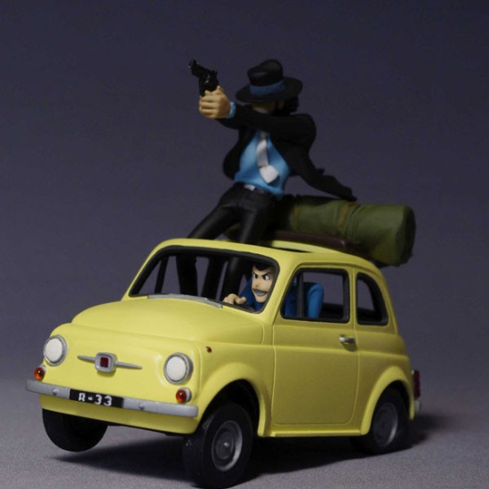 (image for) Jigen & Lupin Treasure on desk - Act.1 Pursuit - Opened