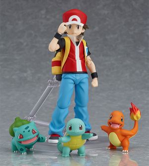 (image for) Fushigidane - Hitokage - Pikachu - Red - Zenigame - Figma (#356)