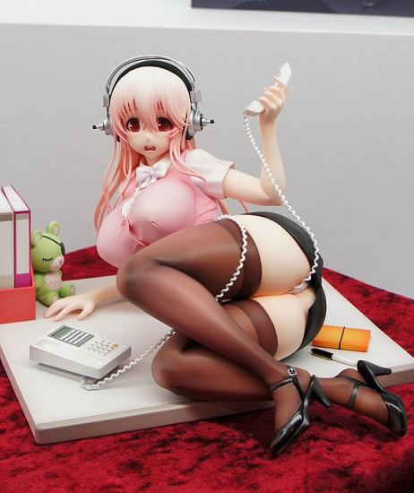 Modal Additional Images for Super Sonico Clumsy Office Lady 1/6 - Opened