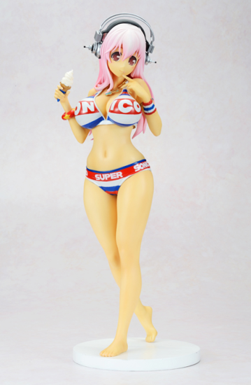 Super Sonico Gigantic Series Suntan Ver. - Unopened