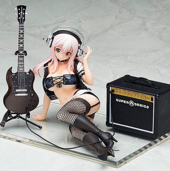 (image for) Super Sonico 1/6 After the Party Pre-owned A/A - Click Image to Close