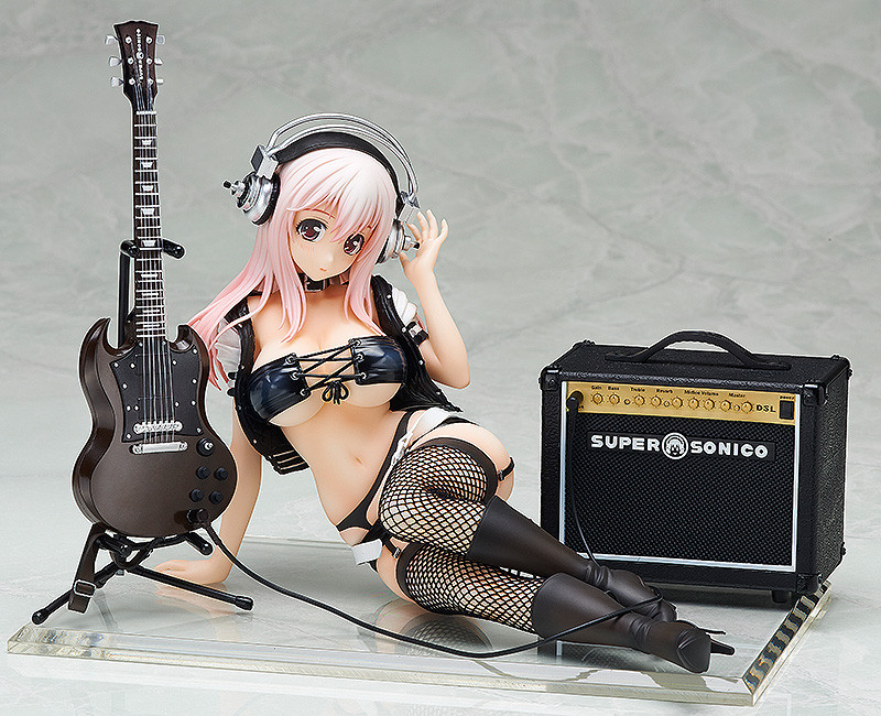 (image for) Super Sonico 1/6 After the Party Pre-owned A/A - Click Image to Close