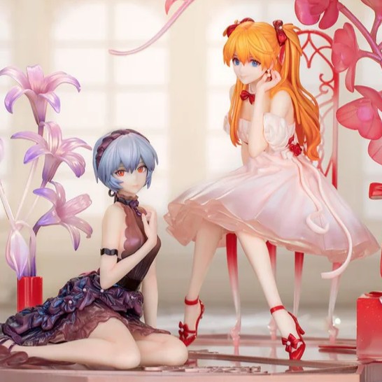 (image for) Ayanami Rei & Souryuu Asuka Langley - 1/7 - Whisper of Flower Ver. - Opened