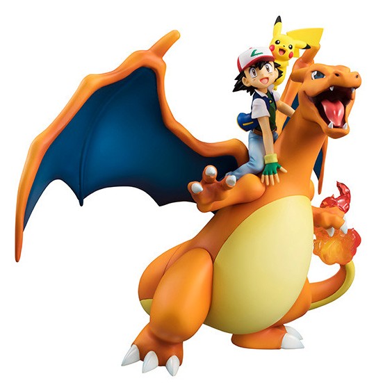 (image for) Lizardon - Pikachu - Satoshi - G.E.M. - G.E.M. Pocket Monsters Series - Opened