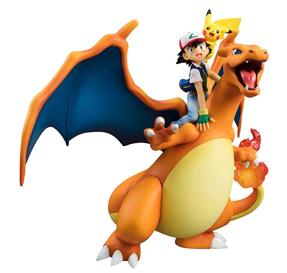 Lizardon - Pikachu - Satoshi - G.E.M. - G.E.M. Pocket Monsters Series - Opened