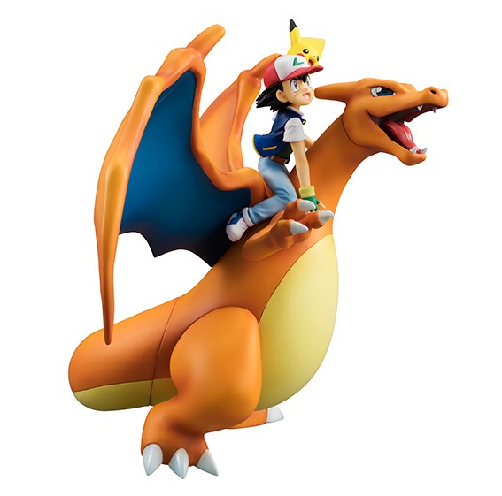 Lizardon - Pikachu - Satoshi - G.E.M. - G.E.M. Pocket Monsters Series - Opened