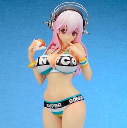 (image for) Super Sonico Gigantic Series #1 Pre-owned A/B - Click Image to Close