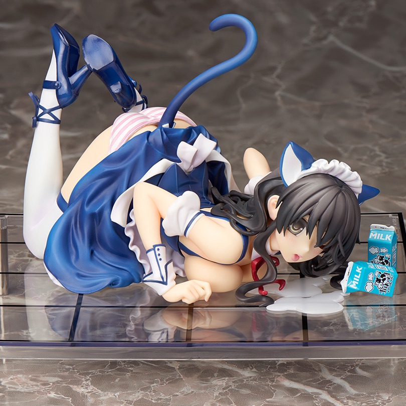 (image for) Cat Lap Milk 1/7 Limited Ver. Pre-owned A/A - Click Image to Close