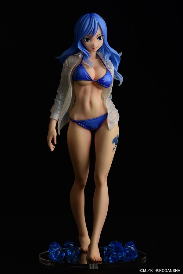 Juvia Lockser Gravure_Style, Sheer Wet Shirt Pre-owned A/B