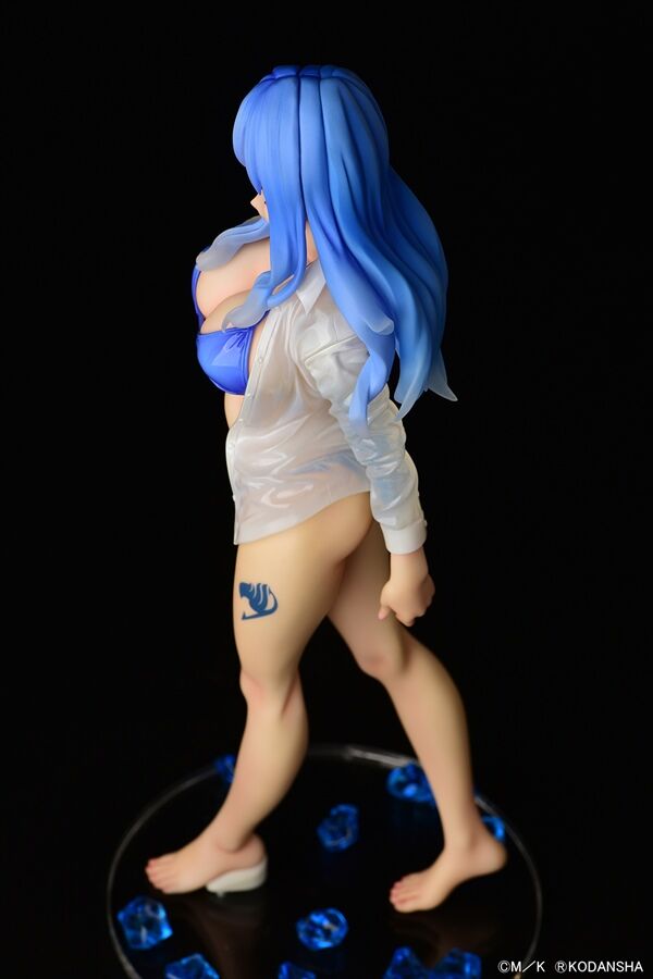 Juvia Lockser Gravure_Style, Sheer Wet Shirt Pre-owned A/B