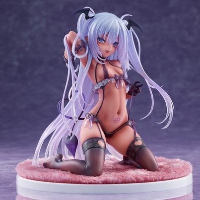 (image for) Succubus Rurumu - 1/6 - Kuro Rurumu Ver. Pre-owned A/B