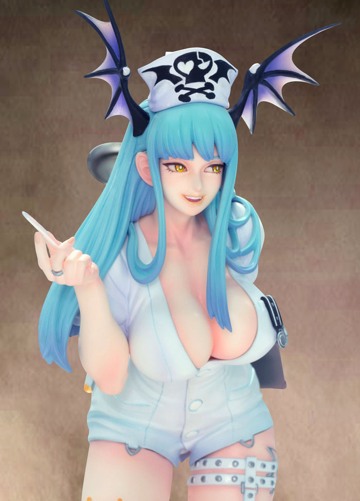 (image for) Morrigan Aensland Nurse Ver. Pre-owned A/A - Click Image to Close