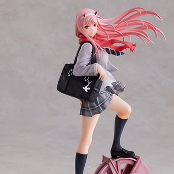 (image for) Zero Two - 1/7 - Uniform ver. Pre-owned A/A - Click Image to Close